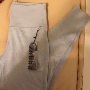 NWT Zobha legging women size M gray